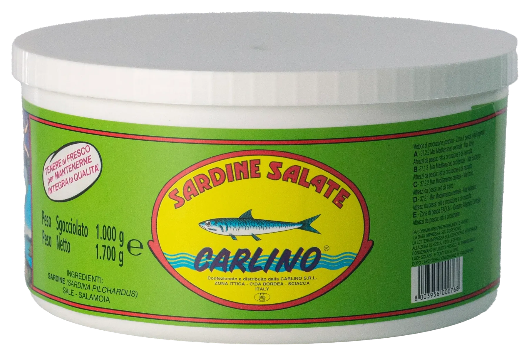 Sardine salate tipo 2, Don Pasquale