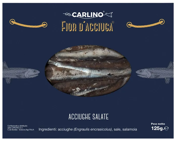 Salted anchovies in a vacuum pack 125 g, Fior d’Acciuga
