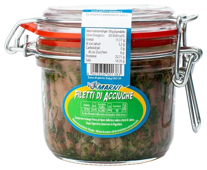 Anchovy fillets with parsley 230 g, Marni