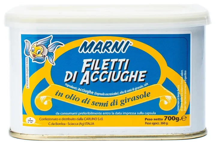 Anchovy fillets 700 g, Marni
