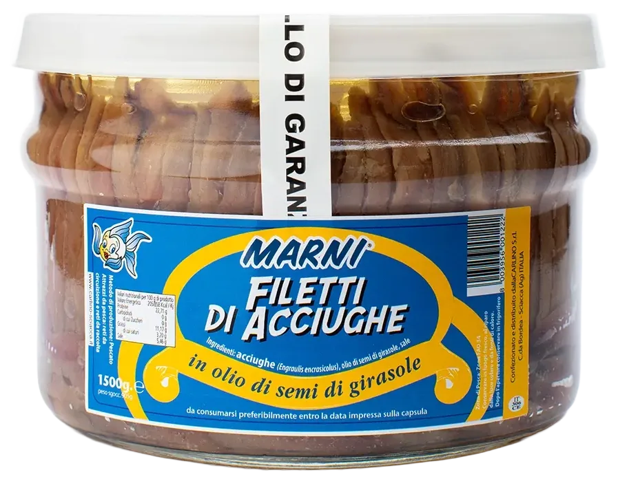 Filetti di acciughe 1500 g, Marni