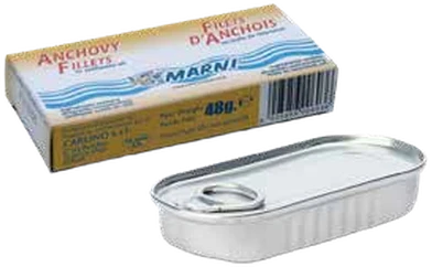 Anchovy fillets in olive oil 48 g, Marni